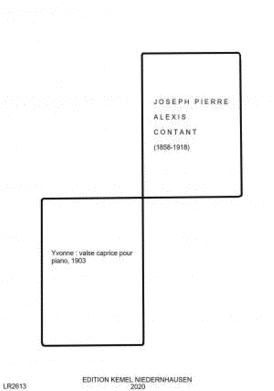 Yvonne Yvonne Piano scores gallery preview page 1