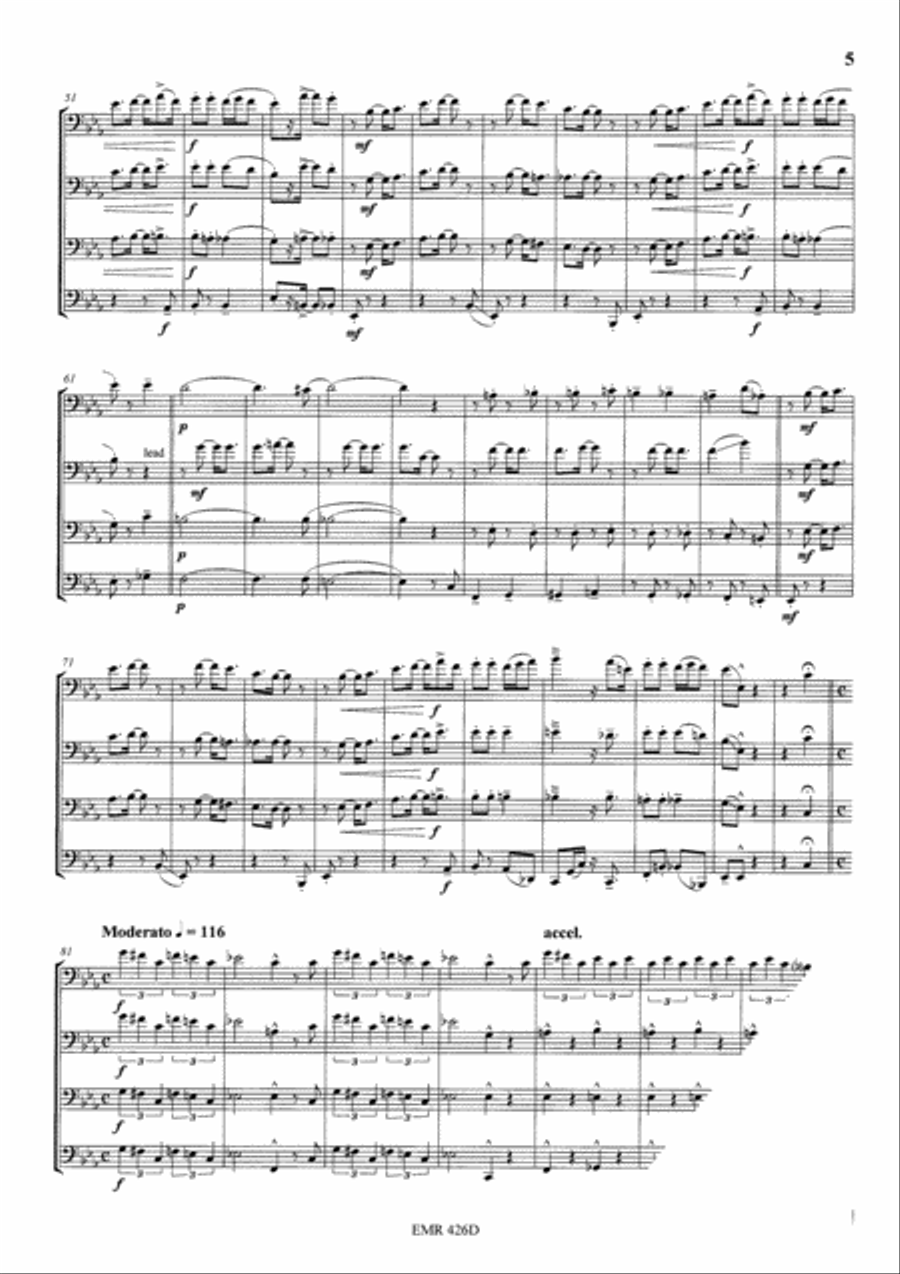 A Portrait Bassoon Quartet scores gallery preview page 5