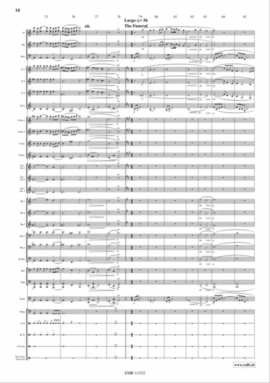 Cutthroat Island Concert Band scores gallery preview page 15