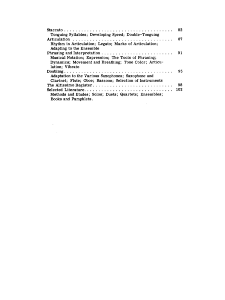 The Art of Saxophone Playing Saxophone scores gallery preview page 3