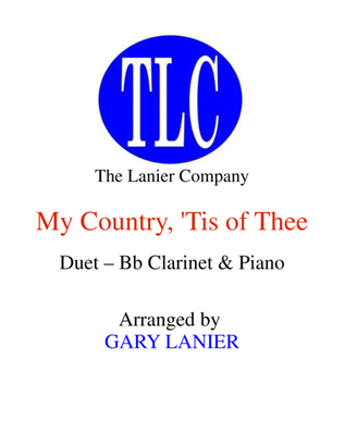 Book cover for MY COUNTRY, ‘TIS OF THEE (Duet – Bb Clarinet and Piano/Score and Parts)
