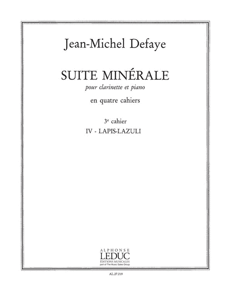 Suite Minerale Vol.3 (clarinet & Piano)