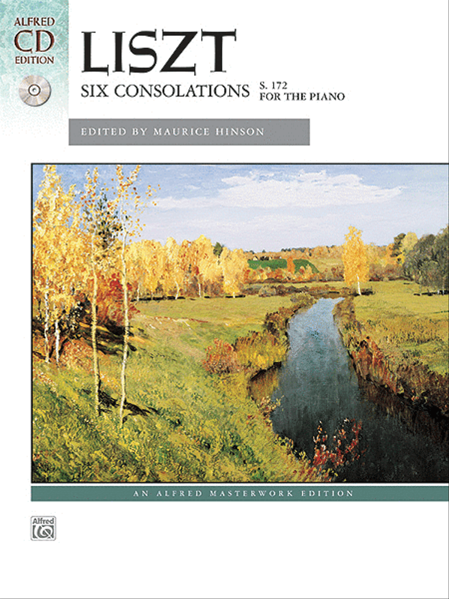 Liszt -- Six Consolations Piano Solo scores gallery preview page 1