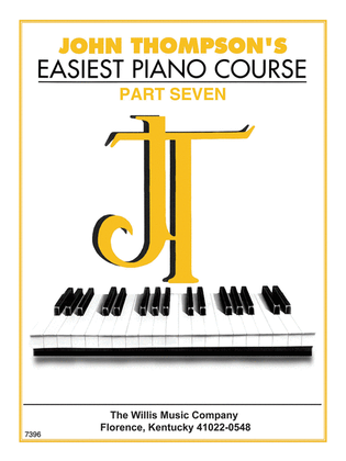 Book cover for John Thompson's Easiest Piano Course – Part 7 – Book Only