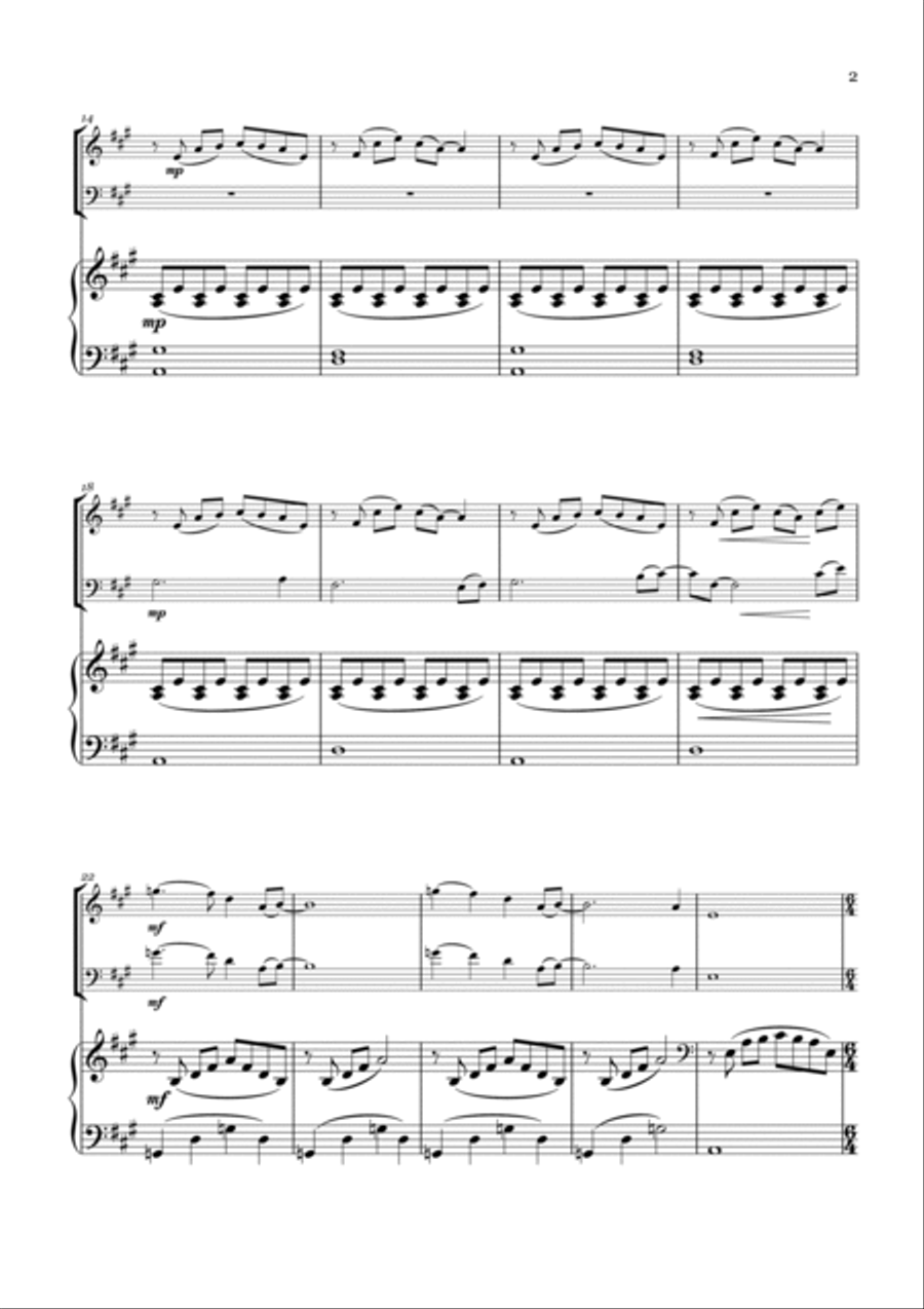 Wet Hands Piano Trio scores gallery preview page 3