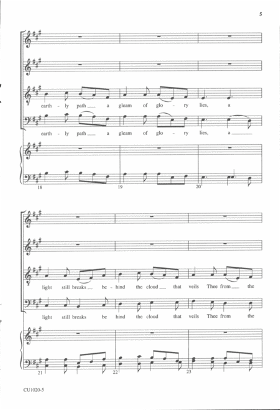 The Eternal Gates 4-Part scores gallery preview page 4