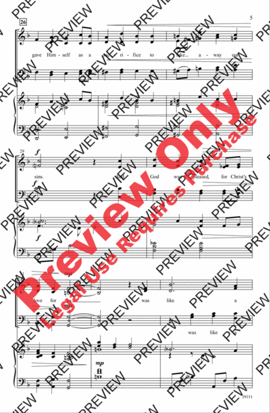 Psalms, Hymns, and Spiritual Songs 4-Part scores gallery preview page 5