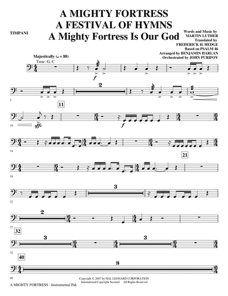 A Mighty Fortress - A Festival of Hymns - Timpani