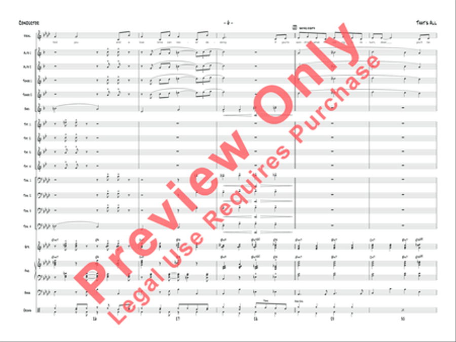 That's All Jazz Ensemble scores gallery preview page 7