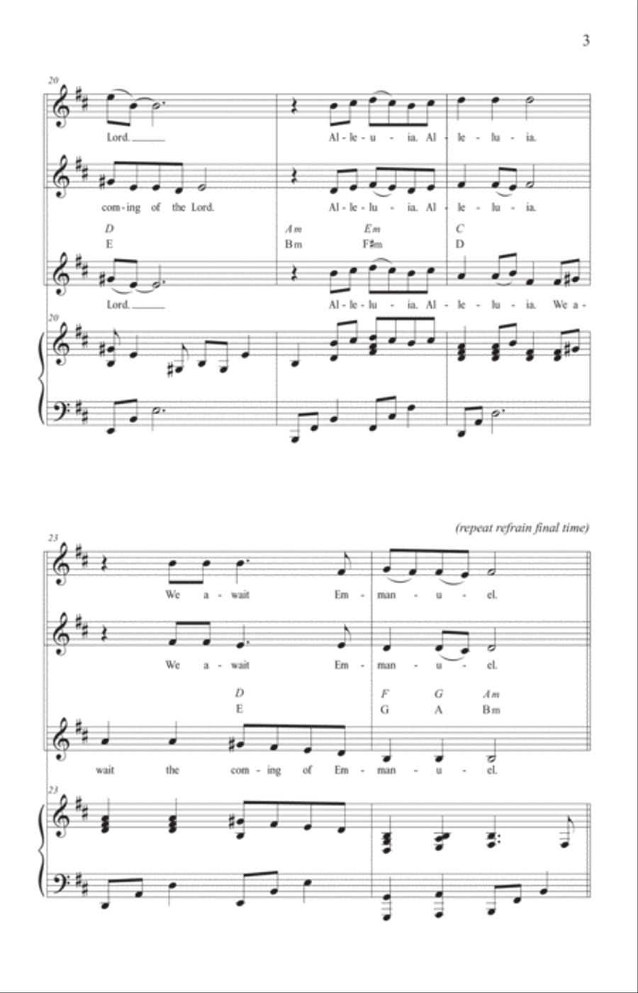 Song of Waiting SA scores gallery preview page 4
