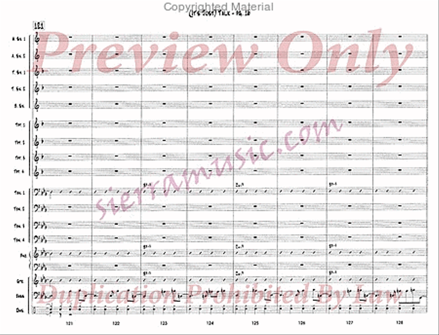 It's Just Talk Big Band scores gallery preview page 17