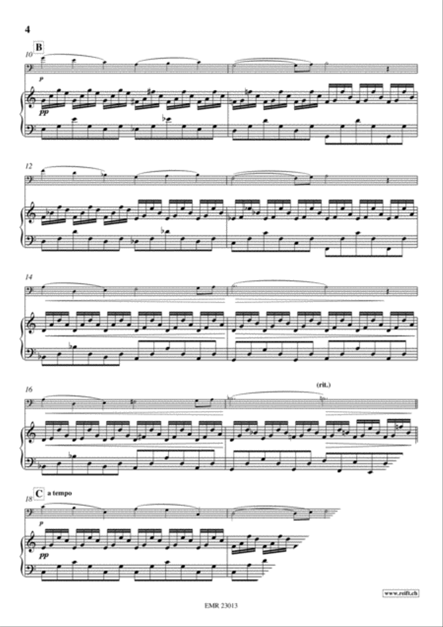 The Swan The Swan Piano Accompaniment scores gallery preview page 4