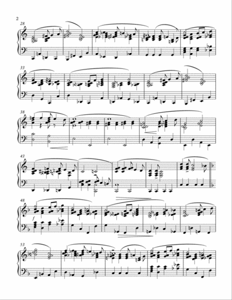 Pomp and Circumstance Piano Solo scores gallery preview page 2