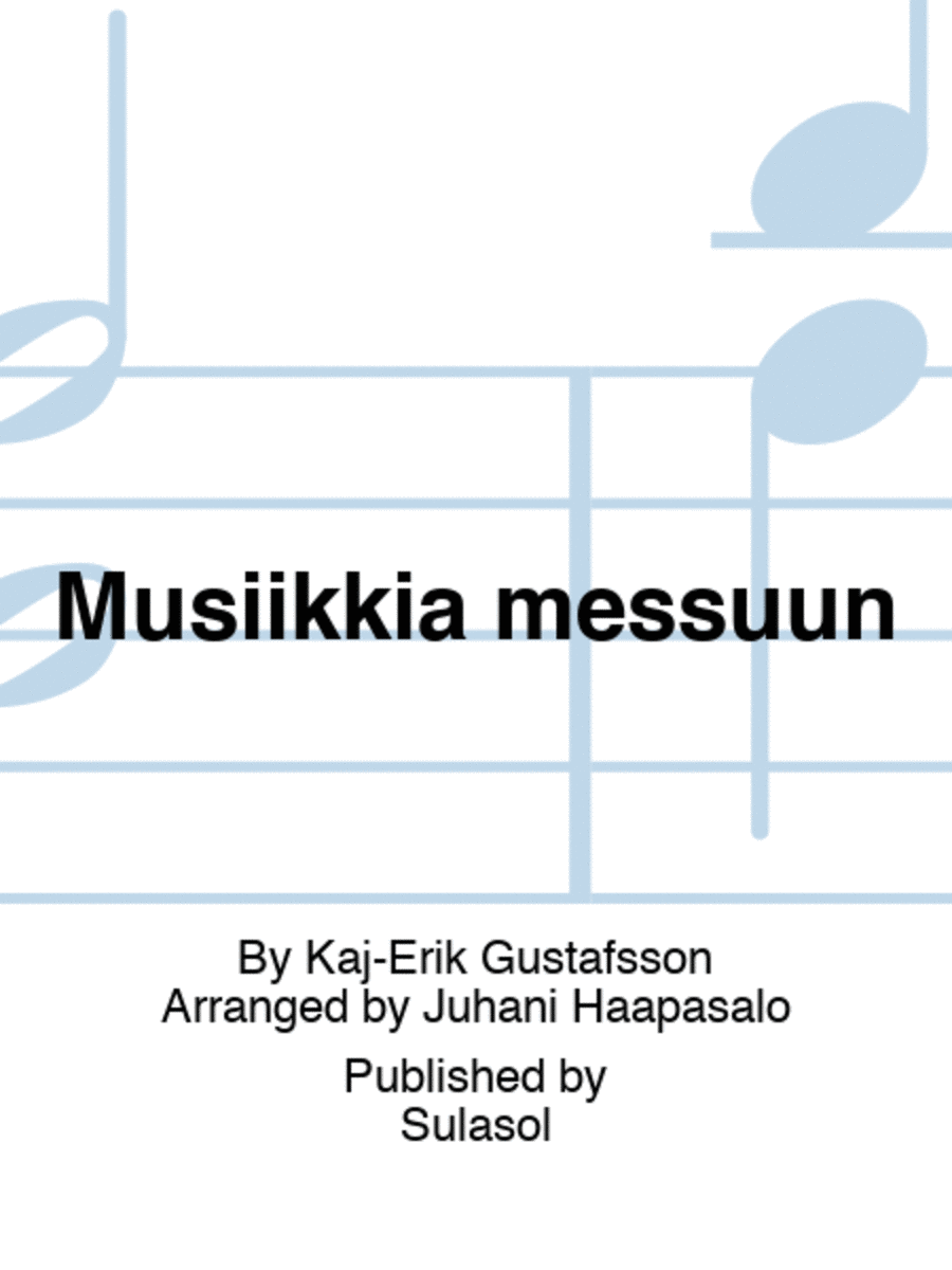 Musiikkia messuun Musiikkia messuun Organ Accompaniment scores gallery preview page 1