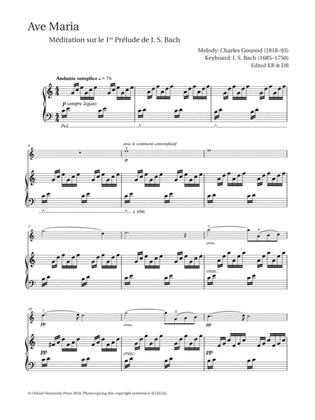 Gounod: Ave Maria: Méditation sur le 1er Prélude de J.S. Bach