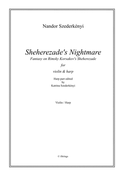 Sheherezade's Nightmare for violin & harp