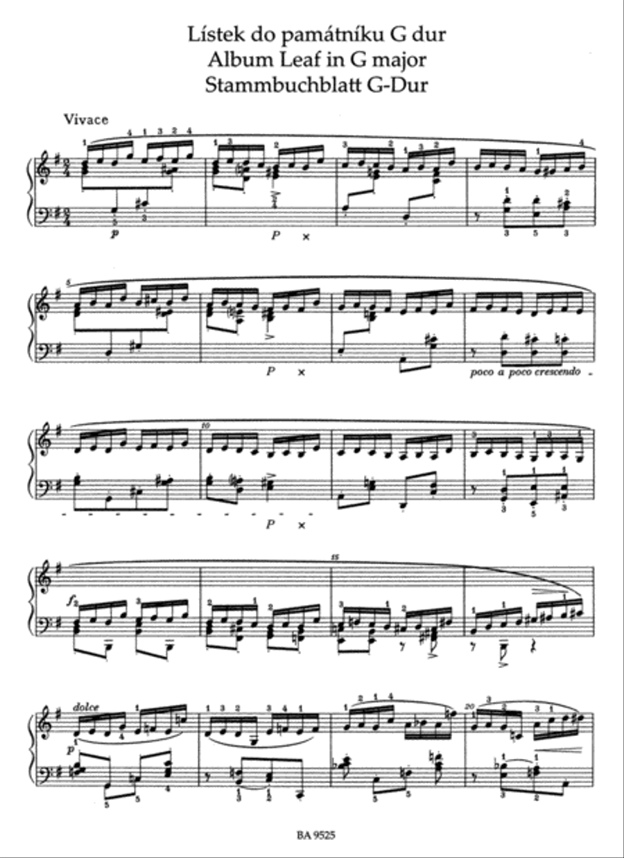 Album Leaves Piano Solo scores gallery preview page 2