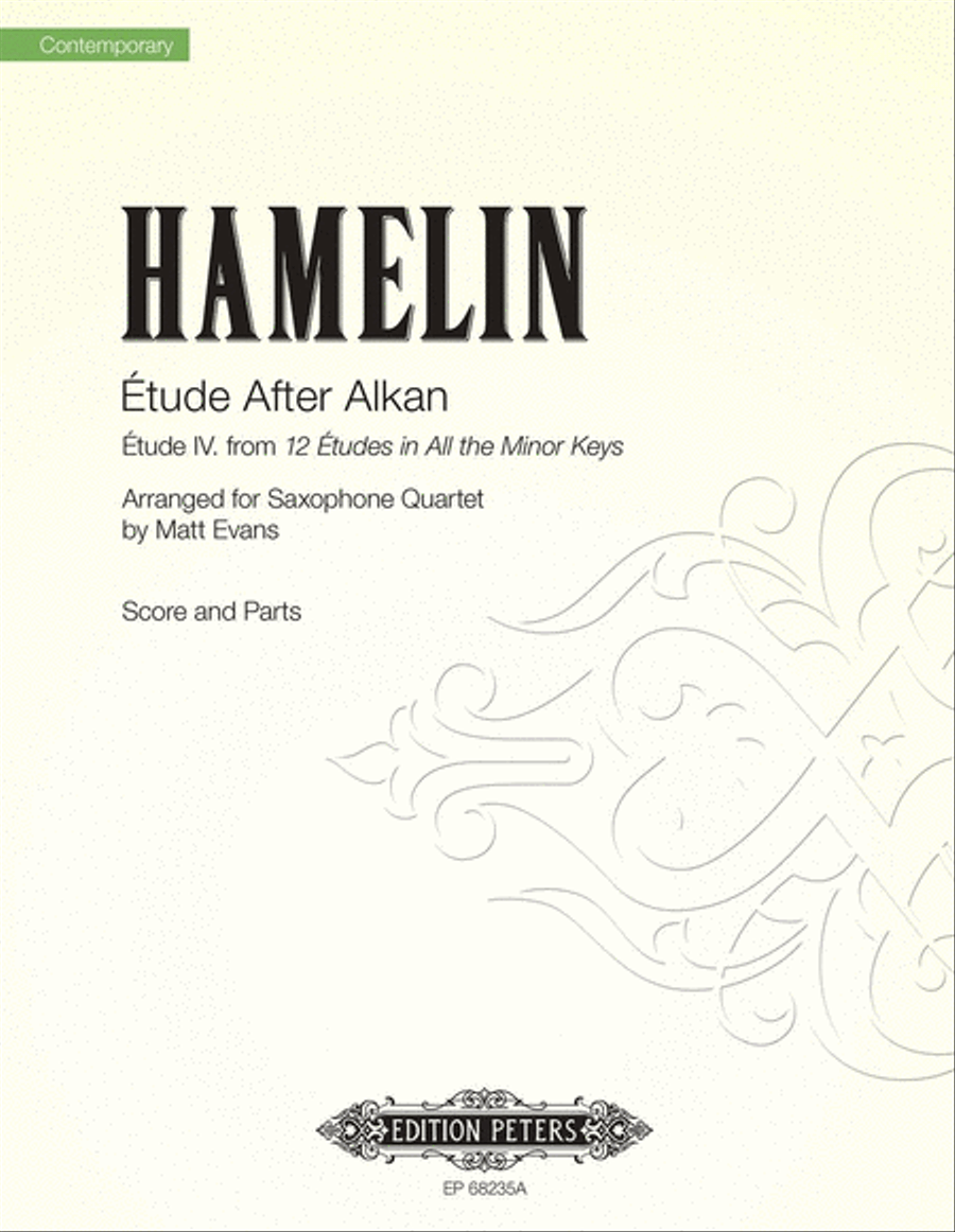 Étude After Alkan (Score and Parts) Small Ensemble scores gallery preview page 1
