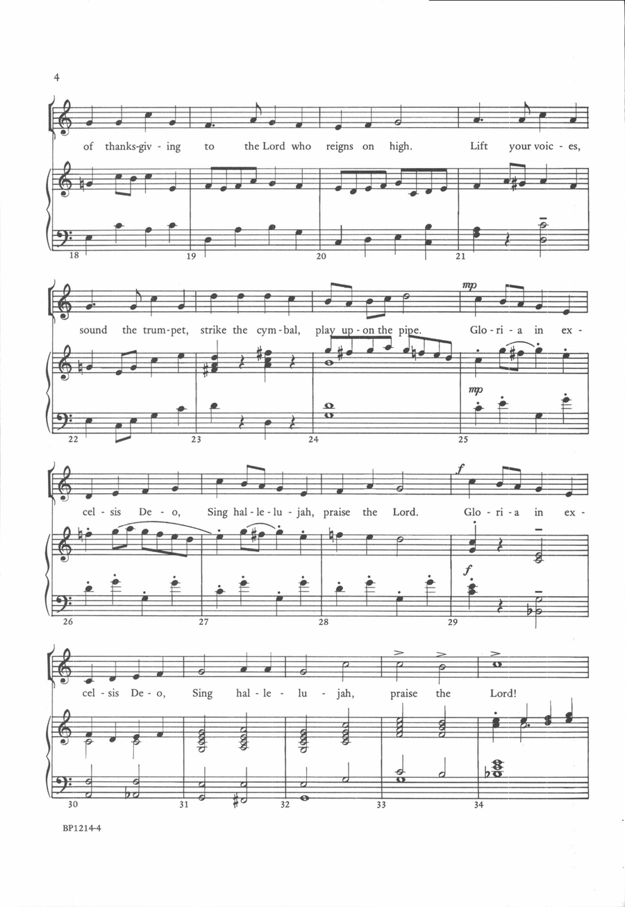 Song of Joy 2-Part scores gallery preview page 3