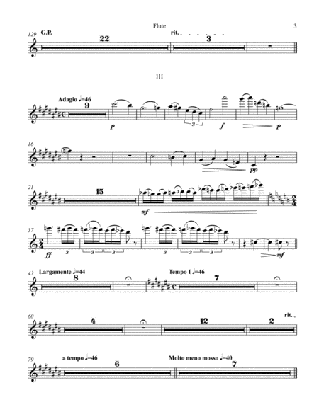 Symphony No.4 in F sharp major (Tranquil) Parts