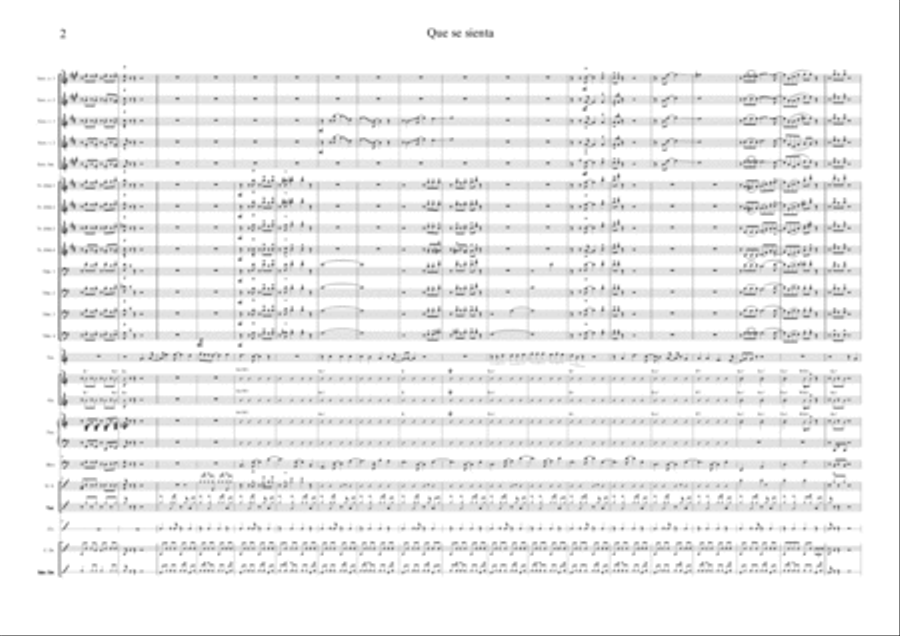 Que se sienta Jazz Ensemble scores gallery preview page 2