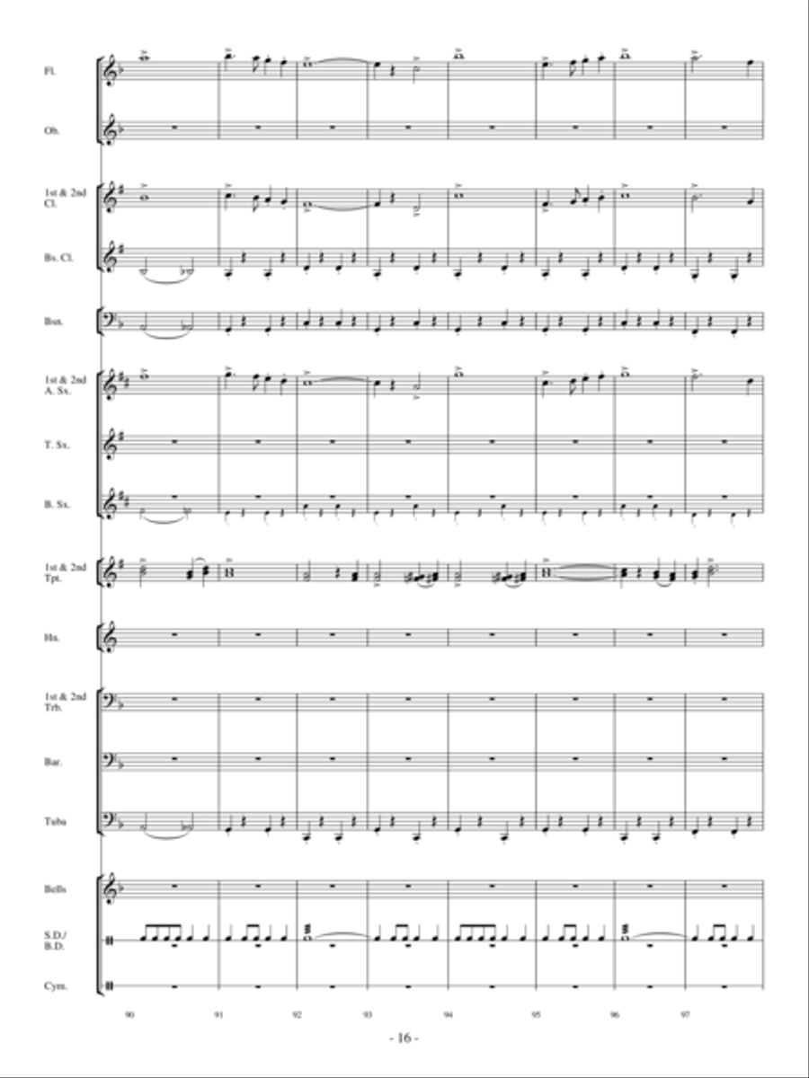 March Kings March Kings Concert Band scores gallery preview page 15