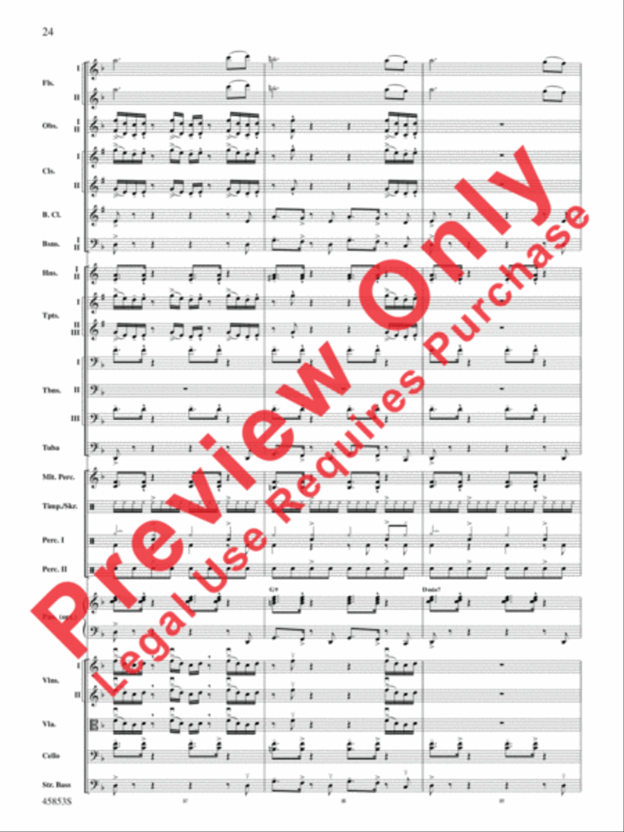 The Best of Bruno Mars Full Orchestra scores gallery preview page 24