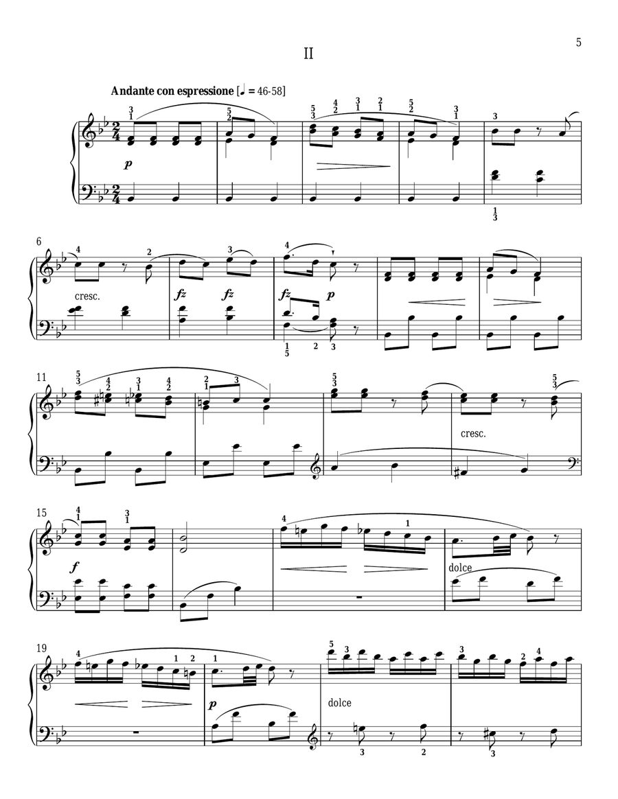 Sonatina In F Major, Op. 36, No. 4 Piano Solo scores gallery preview page 5