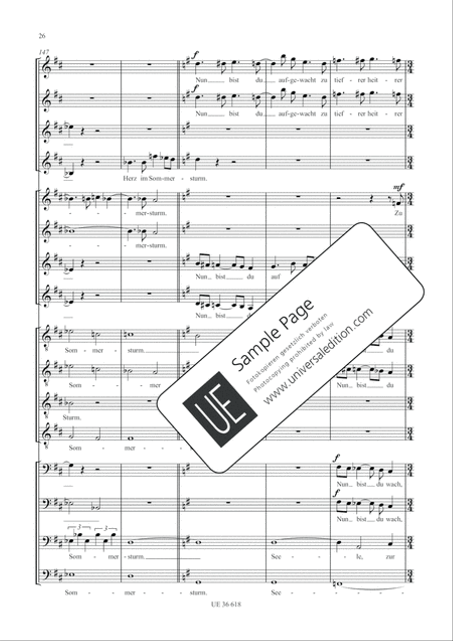 Im Sommerwind Im Sommerwind 4-Part scores gallery preview page 28