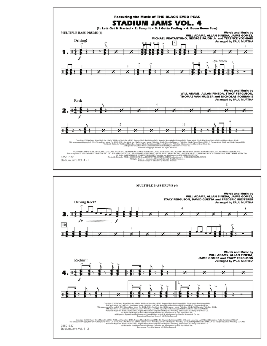 Stadium Jams: Vol. 4 - Multiple Bass Drums