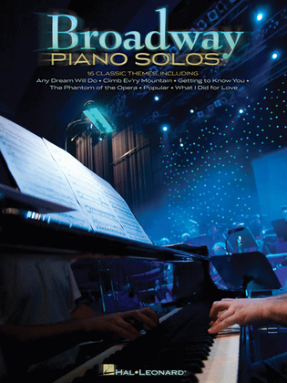 Book cover for Broadway Piano Solos
