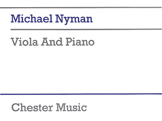 Book cover for Michael Nyman: Viola And Piano