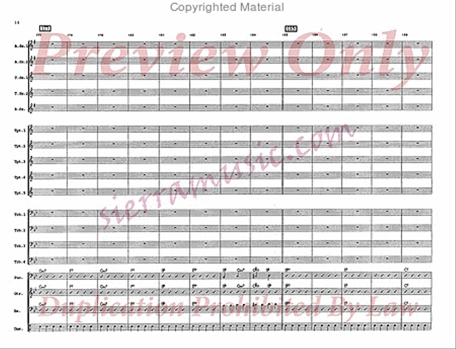 Plain Brown Wrapper Big Band scores gallery preview page 17