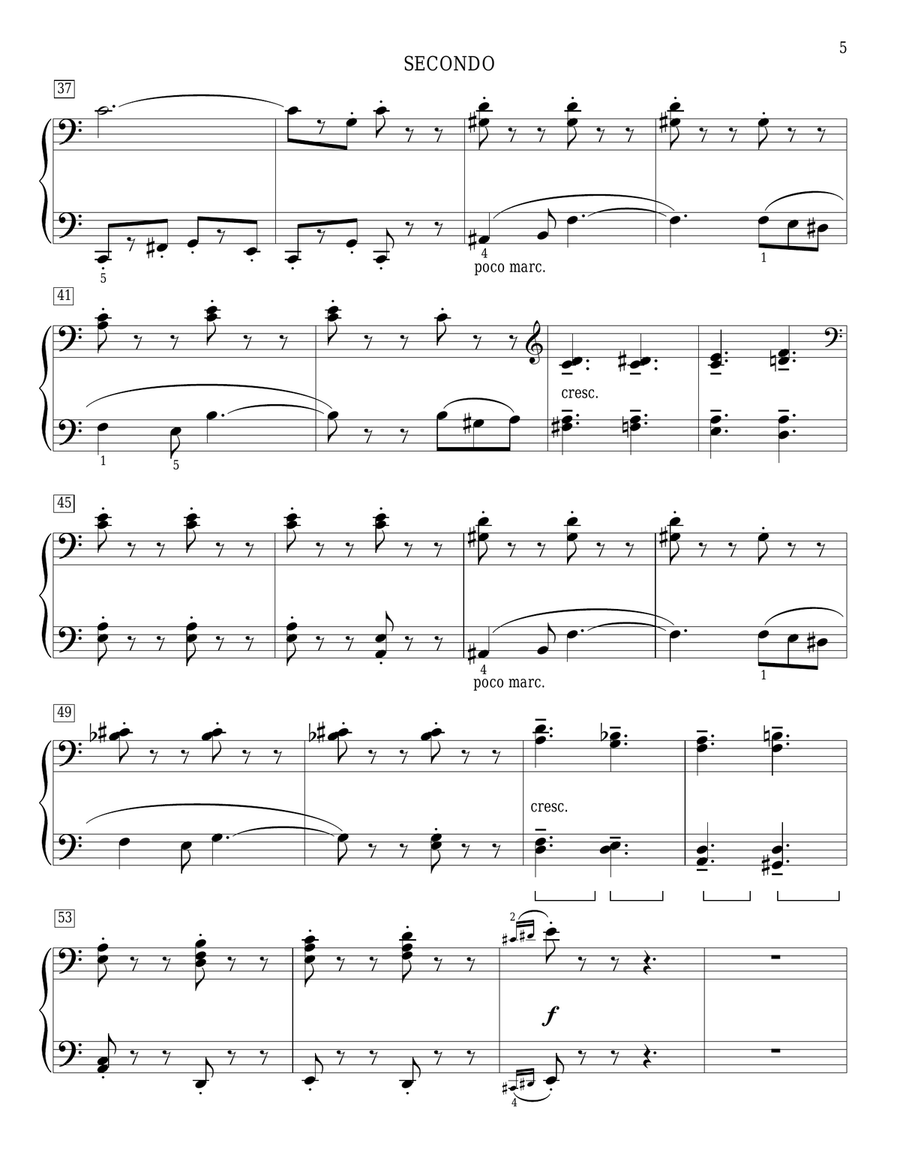 March Of The Toys March Of The Toys Piano Duet scores gallery preview page 5