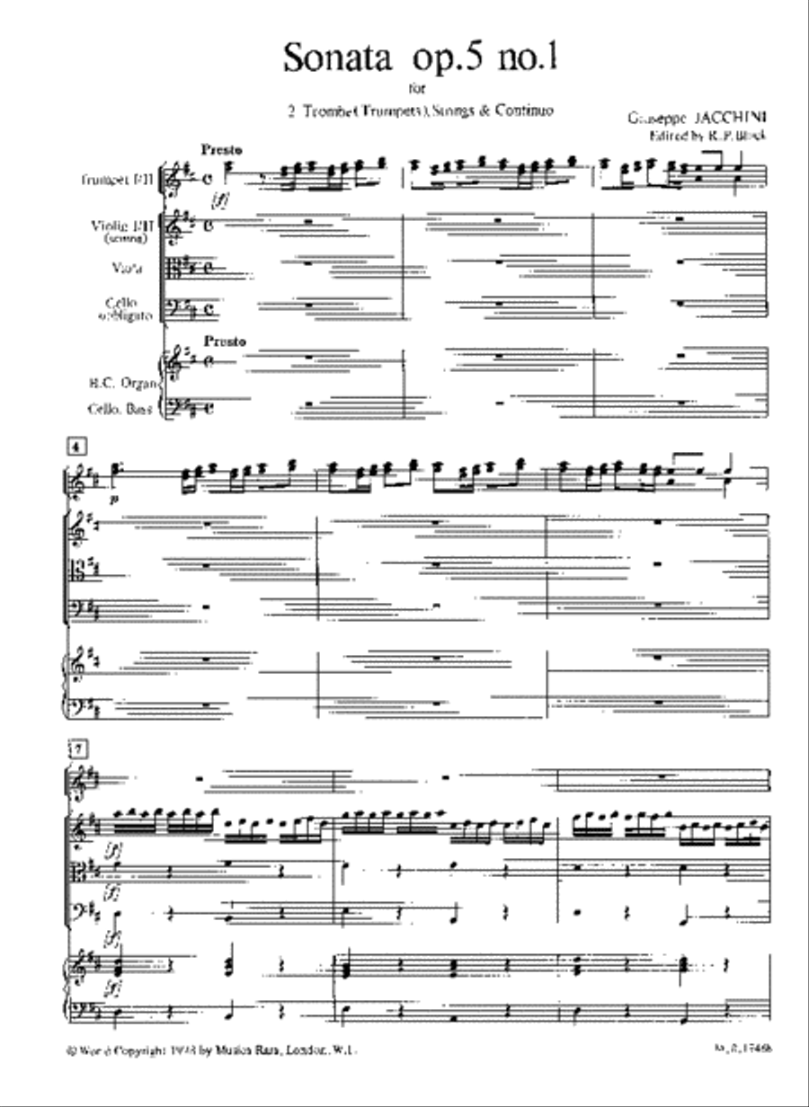 Trattenimenti per camera Op. 5 Orchestra scores gallery preview page 2