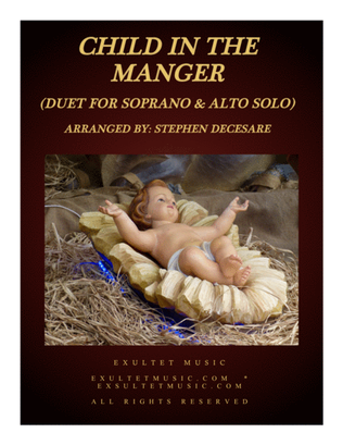 Book cover for Child In The Manger (Duet for Soprano and Alto Solo)