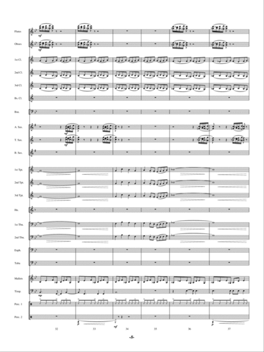 North Bay Vistas Concert Band scores gallery preview page 7