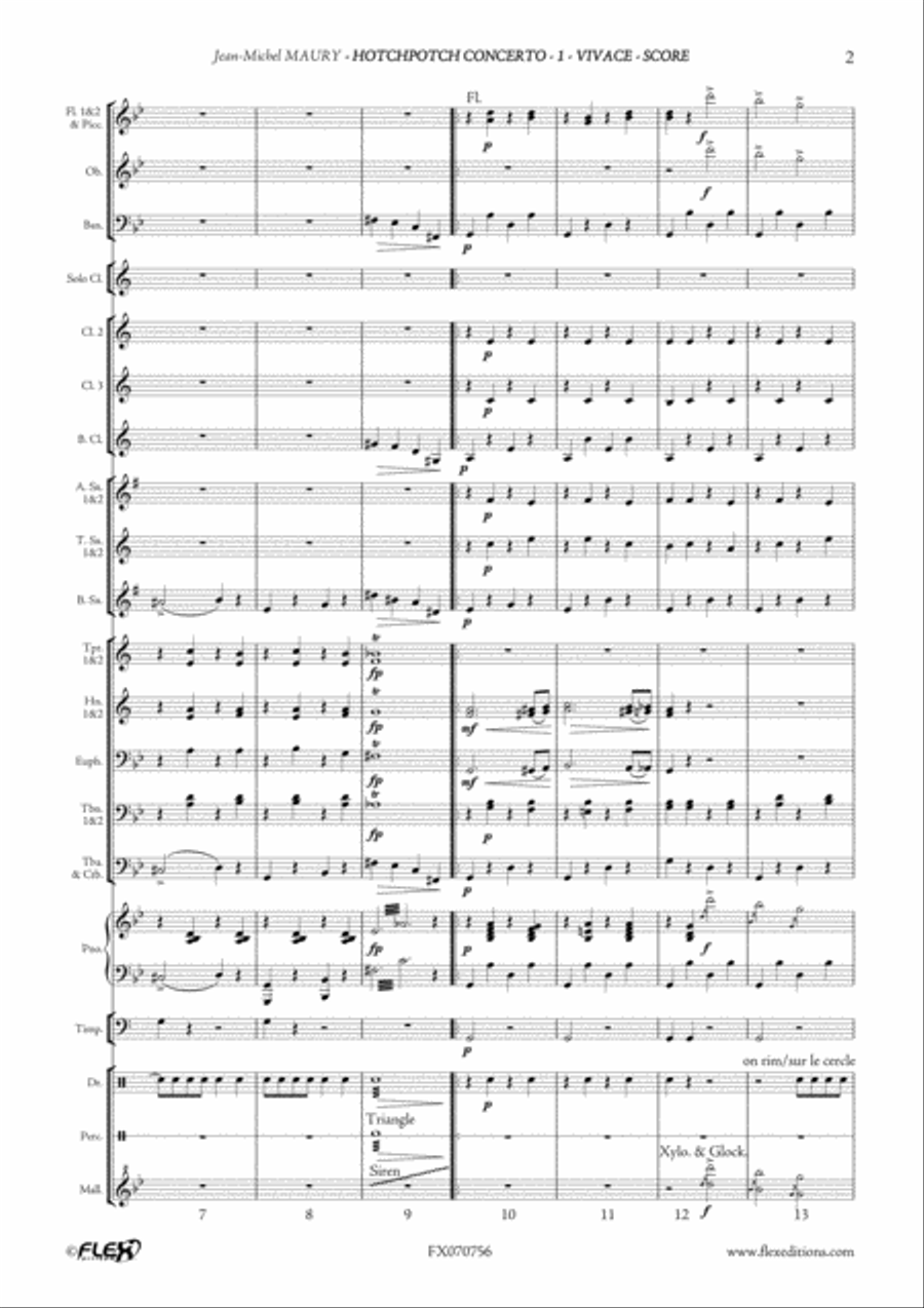 Hotchpotch Concerto Hotchpotch Concerto Concert Band scores gallery preview page 4
