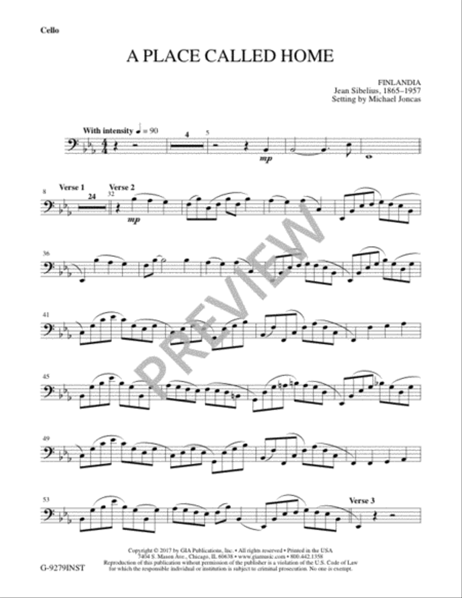 A Place Called Home - Instrument edition Flute scores gallery preview page 5