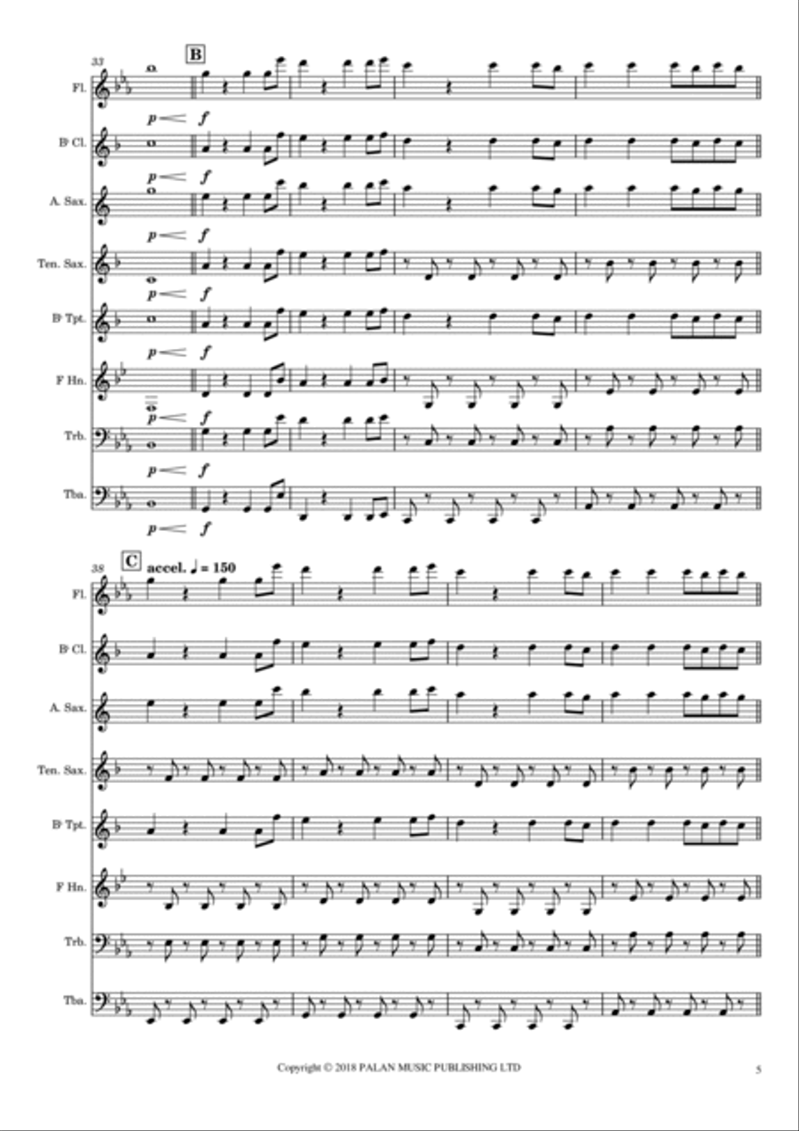 Bla Bla Bla Large Ensemble scores gallery preview page 5