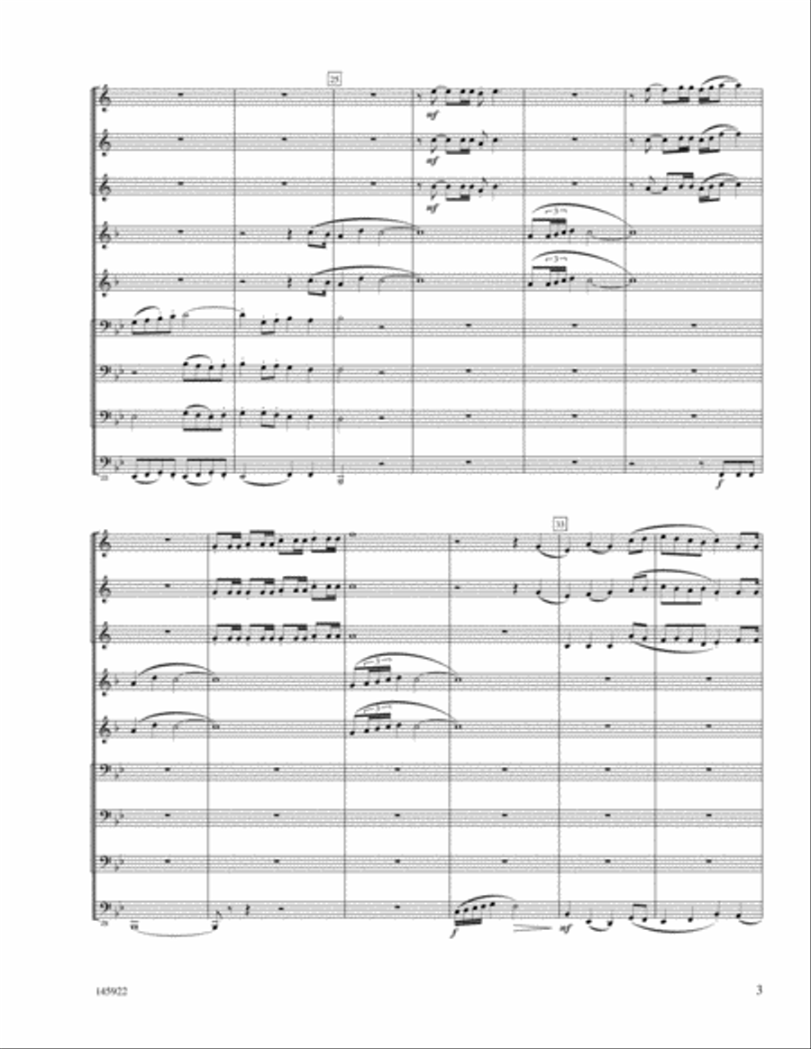 O God Our Help Set of Parts scores gallery preview page 3