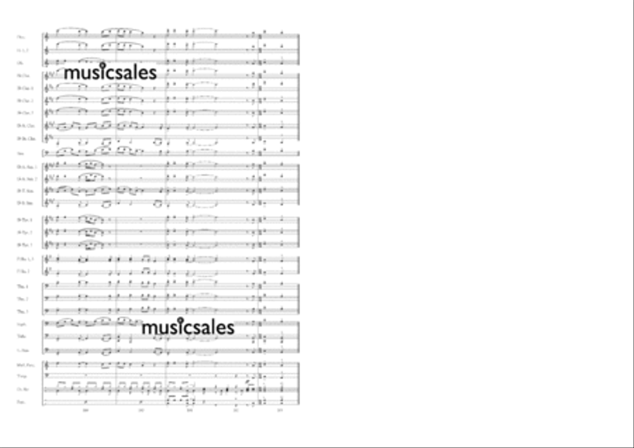 Bon Jovi - Rock Mix Concert Band scores gallery preview page 18