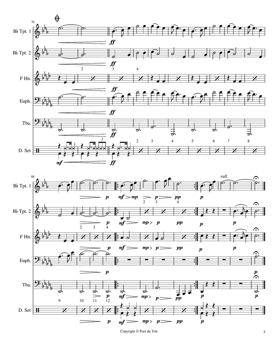 Mull Of Kintyre Small Ensemble scores gallery preview page 5