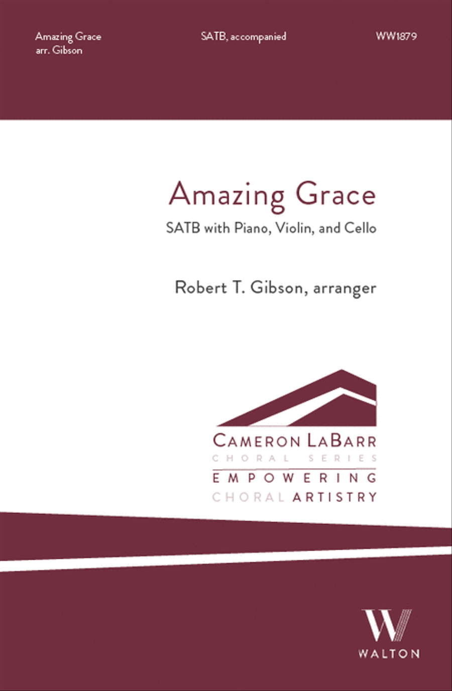 Amazing Grace (SATB) 4-Part scores gallery preview page 1