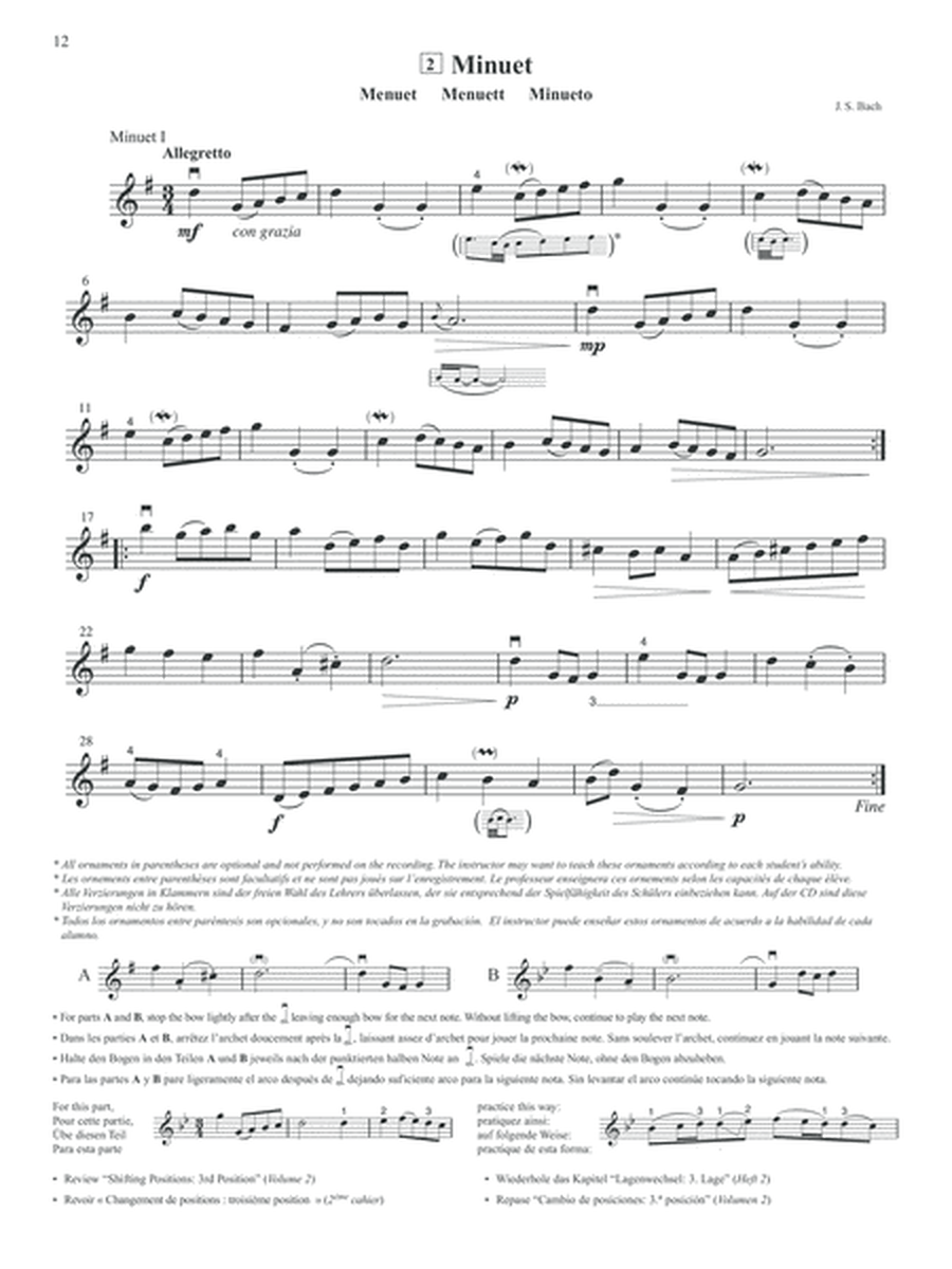 Suzuki Violin School, Volume 3 image number null