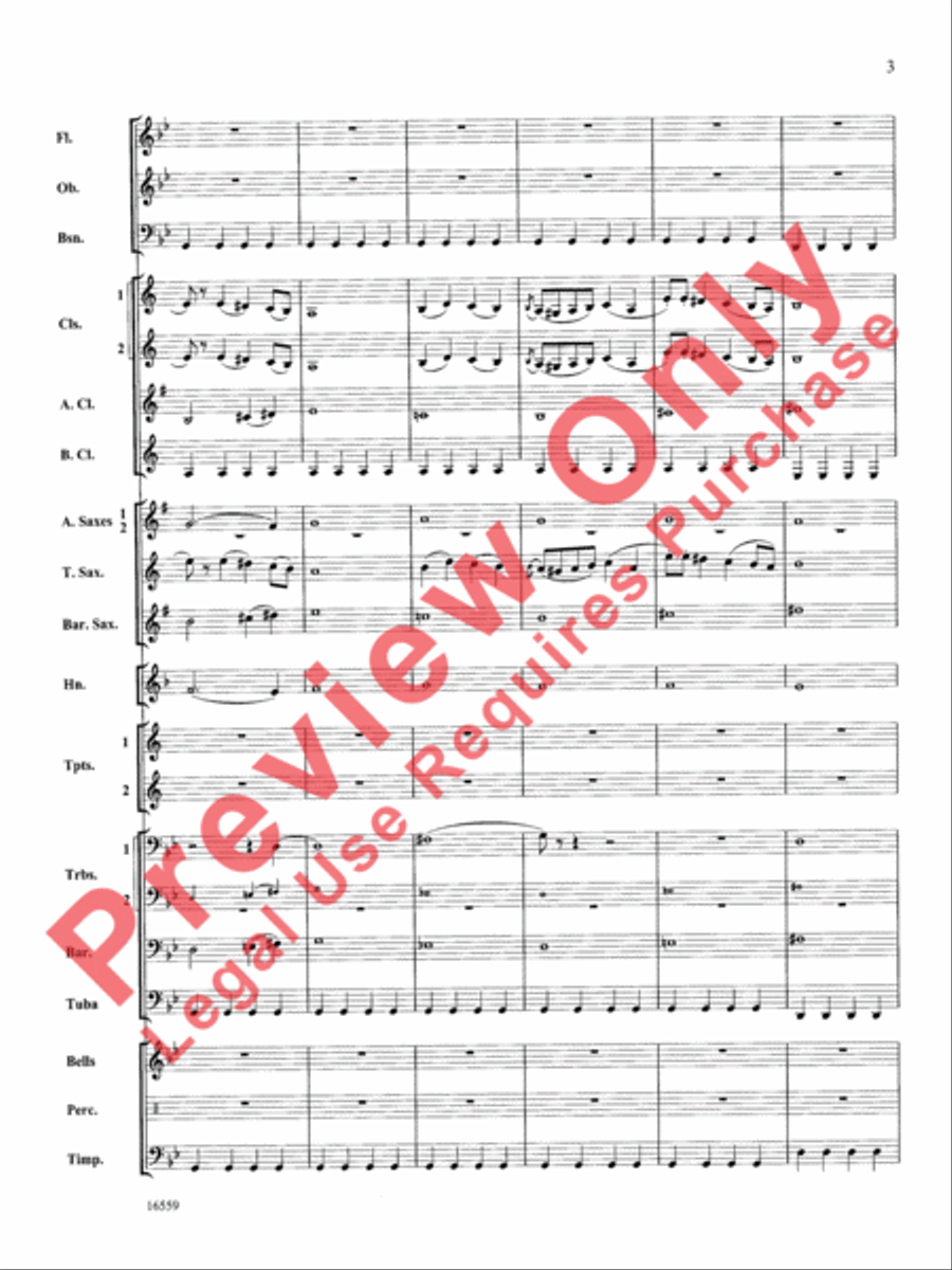 March Slav Concert Band scores gallery preview page 4