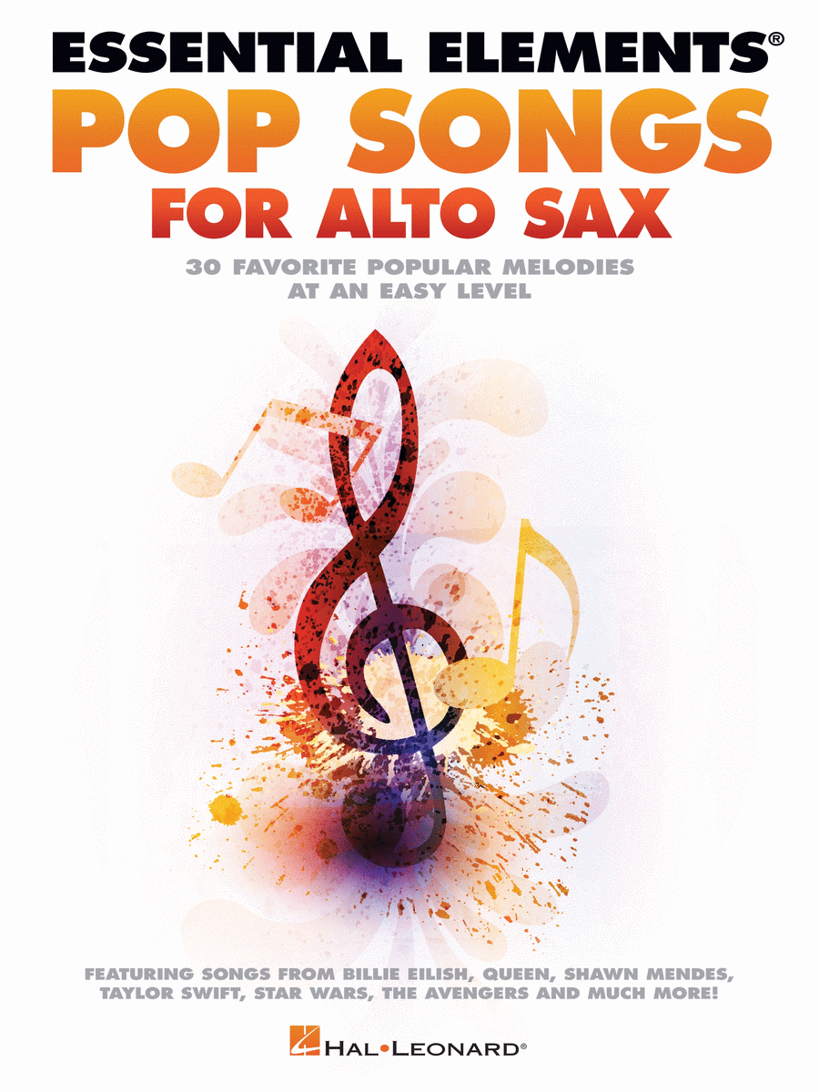 Essential Elements Pop Songs for Alto Saxophone Concert Band Methods scores gallery preview page 1