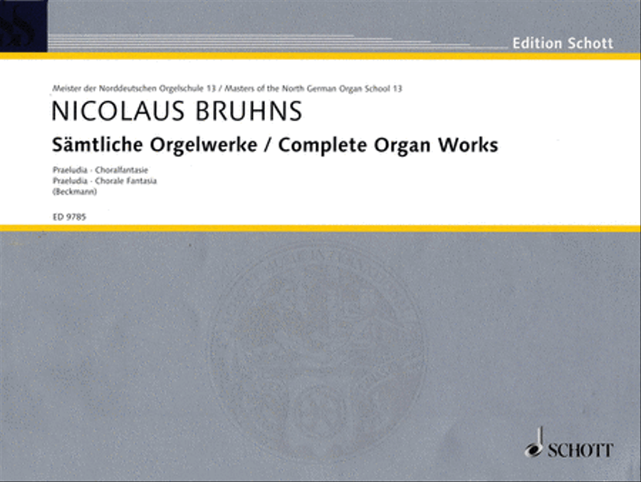 Complete Organ Works - Praeludia, Choral Fantasia Choir scores gallery preview page 1