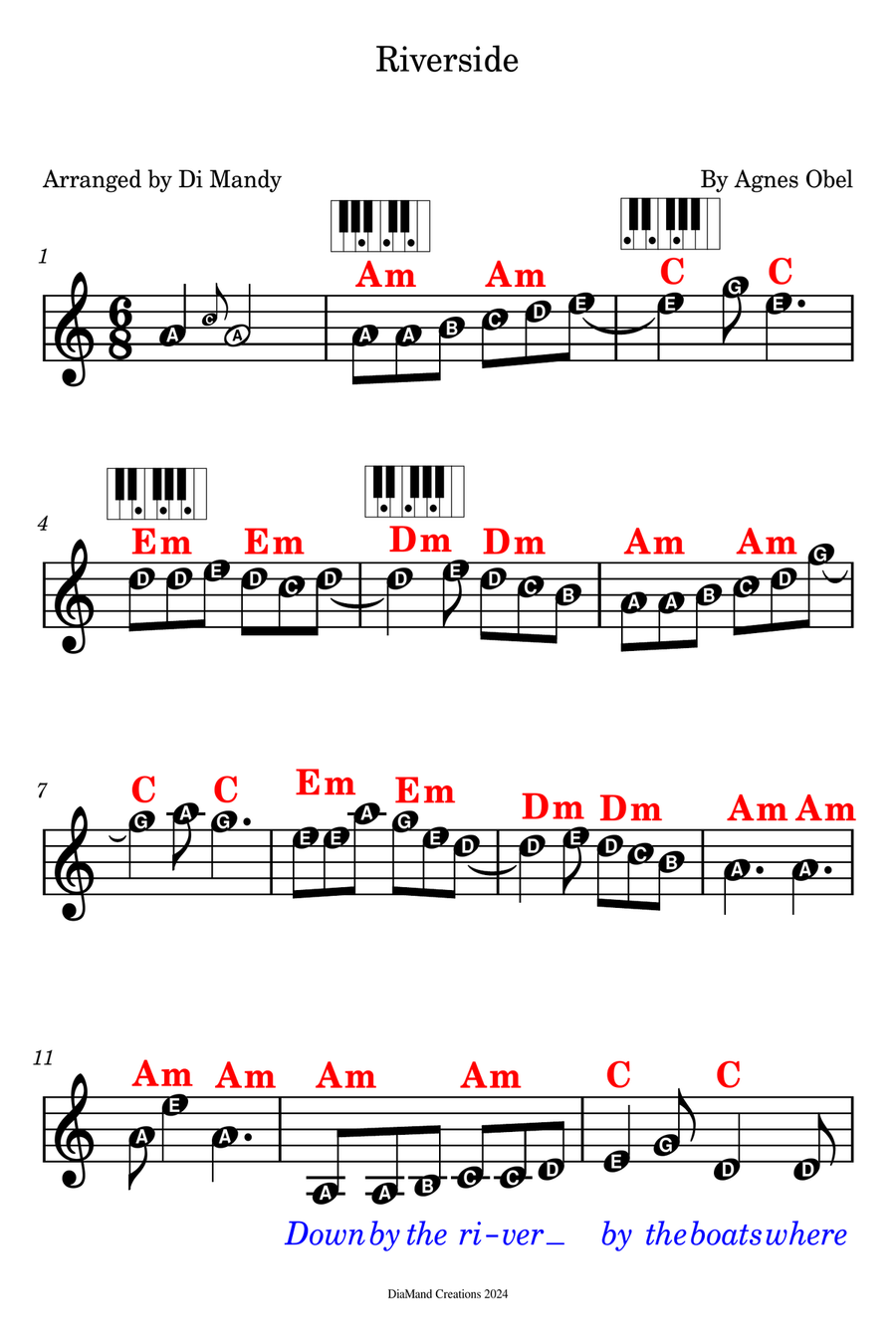 Riverside Piano scores gallery preview page 1