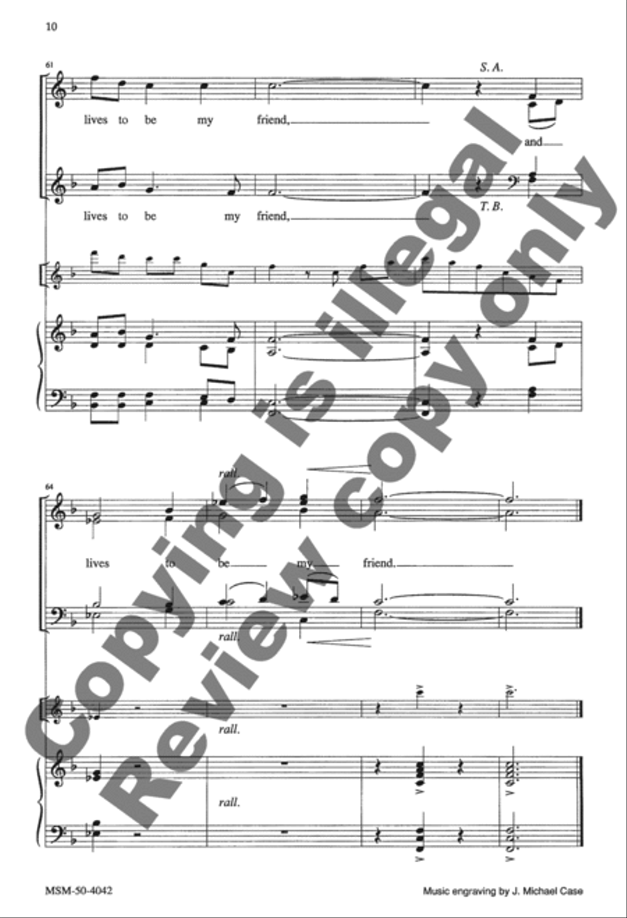The Love of Christ, Who Died for Me 4-Part scores gallery preview page 10